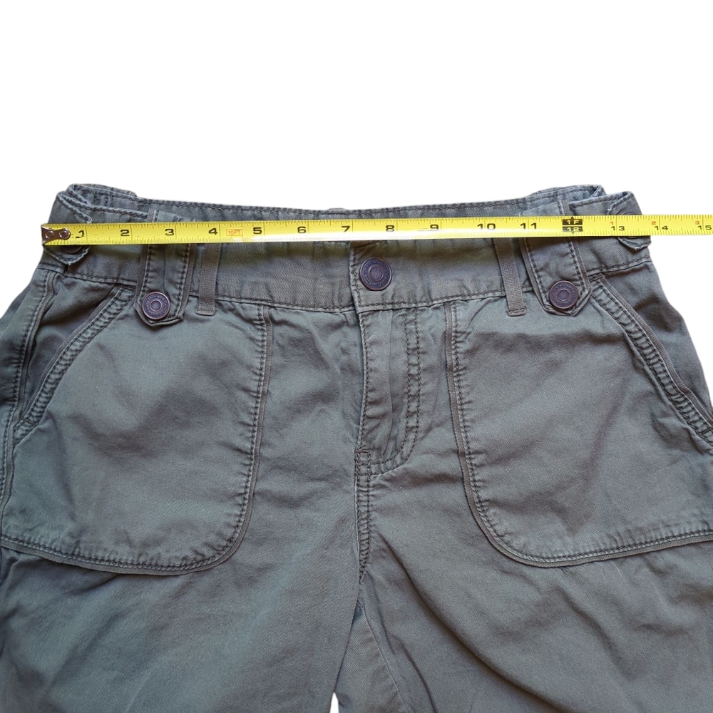 Calvin Klein Adjustable Waist 100% Cotton Bermuda Mid Length Shorts Size 4, Soft - Picture 6 of 11